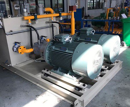 Industria de ingeniería marina: estación hidráulica con cabrestante marino 1028