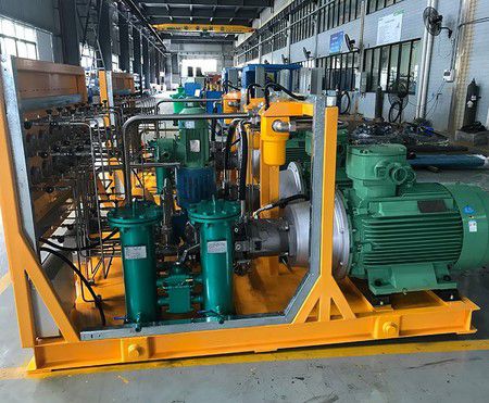 Industria energética: Estación hidráulica del dispositivo de elevación de la planta de energía