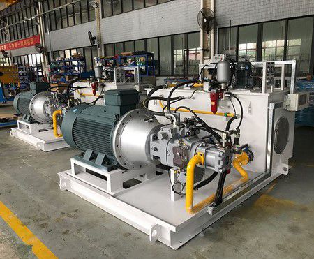 Industria de materiales de construcción: Sistema hidráulico de maquinaria de prensa de piedra artificial